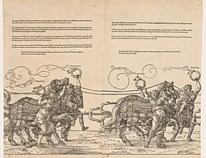 The Great Triumphal Car of Emperor Maximilian by Albrecht Dürer (German, 1471–1528)