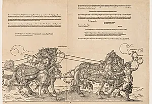 The Great Triumphal Car of Emperor Maximilian by Albrecht Dürer (German, 1471–1528)
