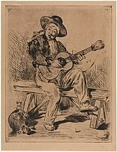 The Guitarist by Edouard Manet (French, 1832–1883)