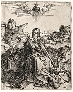 The Holy Family with the Butterfly by Albrecht Dürer (German, 1471–1528)