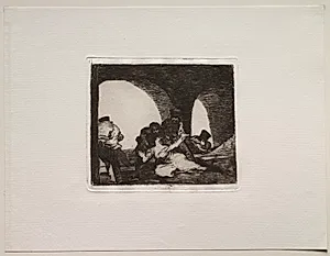 The Horrors of War:  Bitter to be Present by Francisco de Goya (Spanish, 1746–1828)