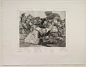 The Horrors of War:  Charlatan's Show by Francisco de Goya (Spanish, 1746–1828)
