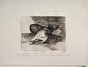 The Horrors of War:  He Gets Something Out of It. by Francisco de Goya (Spanish, 1746–1828)