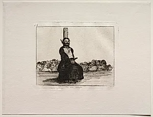 The Horrors of War:  On Account of a Knife by Francisco de Goya (Spanish, 1746–1828)