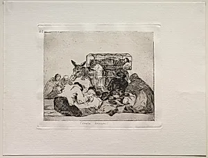 The Horrors of War:  Strange Devotion! by Francisco de Goya (Spanish, 1746–1828)