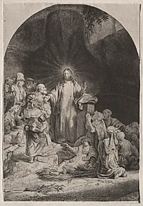 The Hundred Guilder Print, central section by Rembrandt van Rijn (Dutch, 1606–1669)
