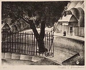 The Iron Fence by Russell T. Limbach (American, 1904–1971)