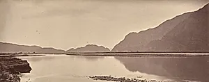 The Kabul River, Jellalabad, Scene of the Disaster by John Burke (Irish, 1845–1915)