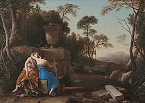 The Kiss of Peace and Justice by Laurent de La Hyre (French, 1606–1656)