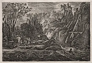 The Knight and Death by Rodolphe Bresdin (French, 1822–1885)