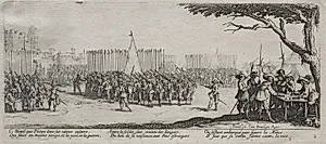 The Large Miseries of War:  Enrollment of the Troops