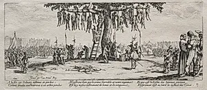 The Large Miseries of War:  The Hanging