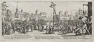 The Large Miseries of War:  The Strappado