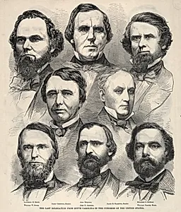 The Last Delegation from South Carolina in the Congress of the United States by Winslow Homer (American, 1836–1910)