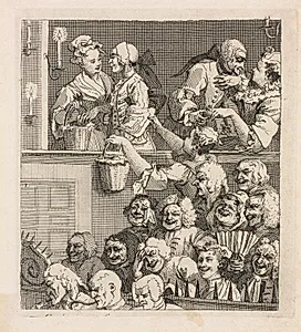 The Laughing Audience by William Hogarth (British, 1697–1764)