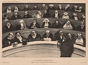 The Legislative Belly by Honoré Daumier (French, 1808–1879)