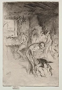 The Little Forge by James McNeill Whistler (American, 1834–1903)