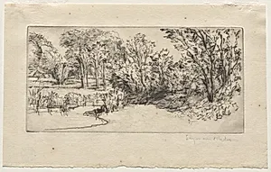 The Little Longparish by Francis Seymour Haden (British, 1818–1910)