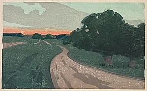 The Long Road or Argilla Road by Arthur Wesley Dow (American, 1857–1922)
