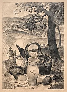 The Lunch Basket by Carl F. Binder (American, 1887–1968)