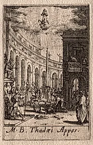The Martyrdom of the Apostles:  St. Thaddeus by Jacques Callot (French, 1592–1635)