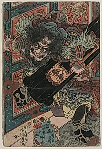 The Military Tales of Han and Chu: Fan Kuai of the Han by Utagawa Kunisada (Japanese, 1786–1865)