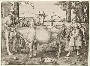 The Milkmaid by Lucas van Leyden (Dutch, 1494–1533)