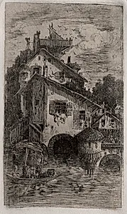 The Mill by Rodolphe Bresdin (French, 1822–1885)