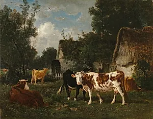 The Mill by Émile van Marcke (French, 1827–1890)