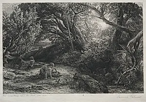 The Morning of Life by Samuel Palmer (British, 1805–1881)