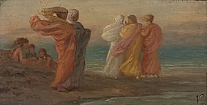 The Music Party by Elihu Vedder (American, 1836–1923)
