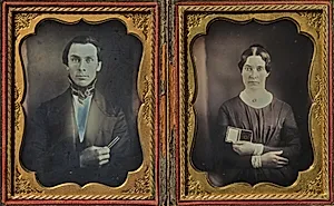 The Music Teacher and His Wife by Unknown Artist