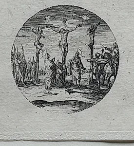 The Mysteries of the Passion:  The Descent from the Cross by Jacques Callot (French, 1592–1635)