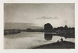 The New Moon by Frank Short (British, 1857–1945)