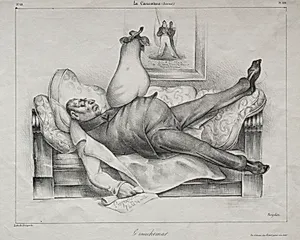 The Nightmare by Honoré Daumier (French, 1808–1879)