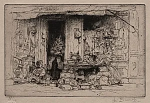 The Odds and Ends Dealer by Auguste Brouet (French, 1872–1941)