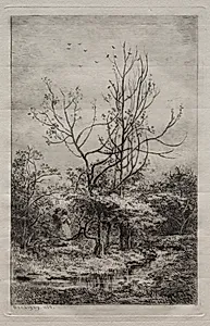 The Orchard by Charles François Daubigny (French, 1817–1878)
