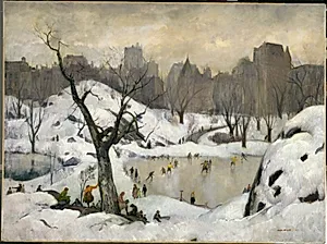 The Park-Winter by Leon Kroll (American, 1884–1974)