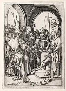 The Passion: Christ Before Annas by Martin Schongauer (German, c. 1450–1491)