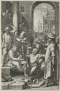 The Passion: The Crowning with Thorns by Hendrick Goltzius (Dutch, 1558–1617)