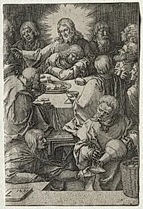The Passion: The Last Supper by Lucas van Leyden (Dutch, 1494–1533)