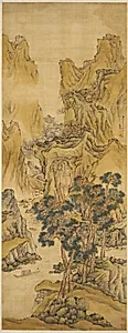 The Peach Blossom Spring by Liu Du (Chinese, active c. 1628-after 1653)