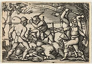 The Peasant Wedding or the Twelve Months:  No. 9