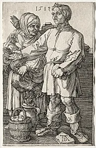 The Peasants at Market by Albrecht Dürer (German, 1471–1528)