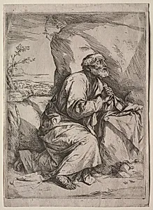 The Penitent St. Peter by Jusepe de Ribera (Spanish, 1591–1652)
