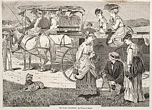 The Picnic Excursion by Winslow Homer (American, 1836–1910)