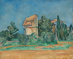 The Pigeon Tower at Bellevue by Paul Cezanne (French, 1839–1906)