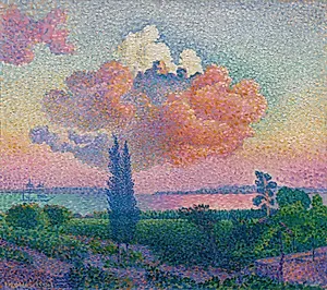 The Pink Cloud by Henri-Edmond Cross (French, 1856–1910)
