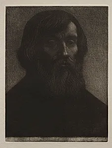 The Poet by Alphonse Legros (French, 1837–1911)