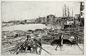 The Pool by James McNeill Whistler (American, 1834–1903)